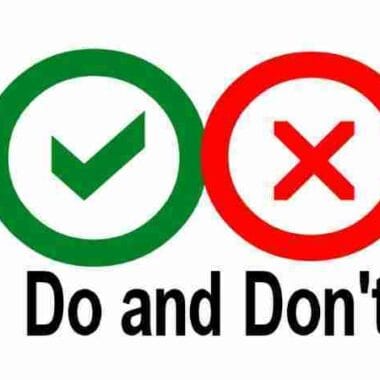 DOs and DO NOTs in Cambodia