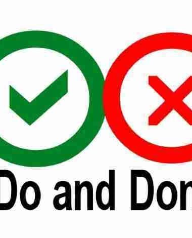 DOs and DO NOTs in Cambodia