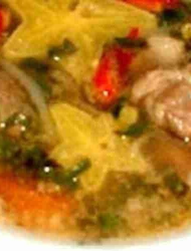 Sweet Sour Beef & Star Fruit Soup
