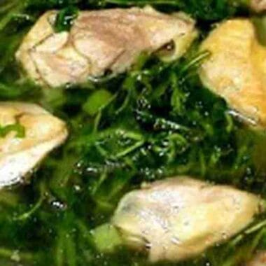 Bitter Vines Soup with Chicken