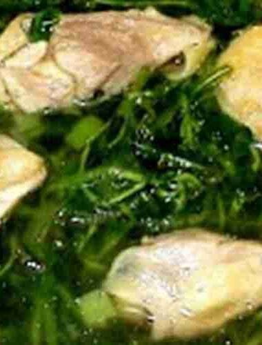 Bitter Vines Soup with Chicken