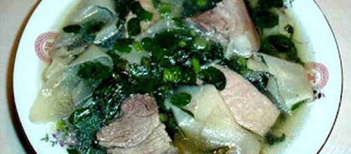 Bamboo Shoot and Slirk Ngup Soup