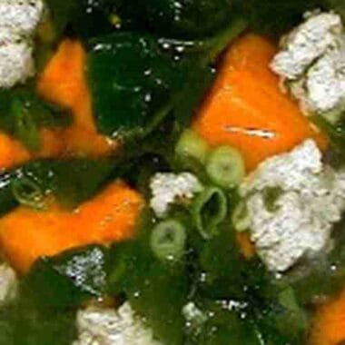 Malabar Spinach Soup with Pork