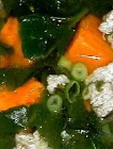 Malabar Spinach Soup with Pork
