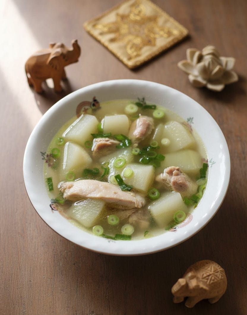 Chicken Chayote Squash Soup