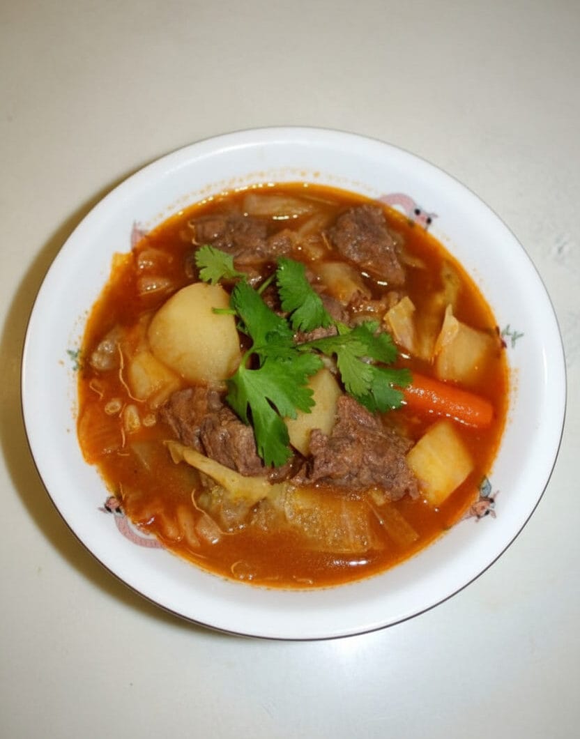Vegetables Beef Soup