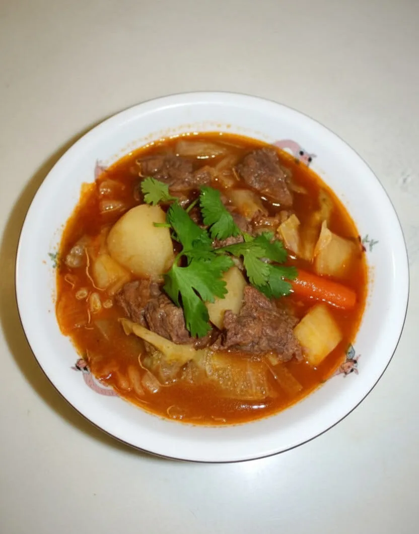Vegetables Beef Soup