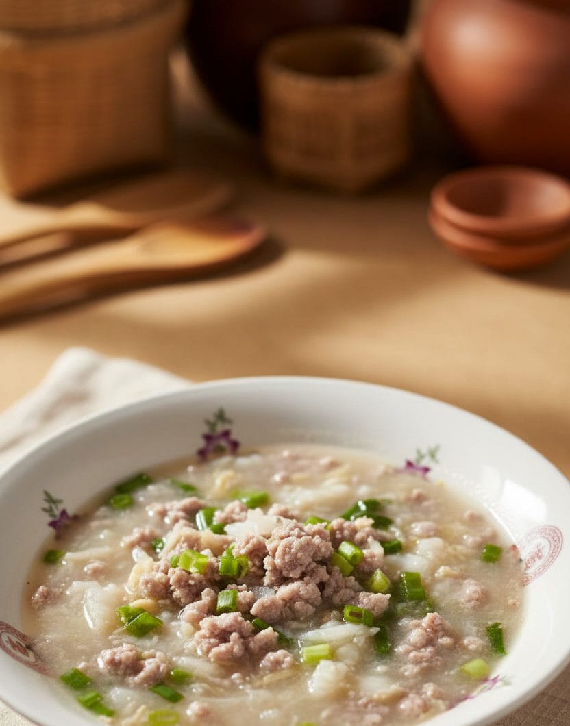 White Yam with Pork Soup