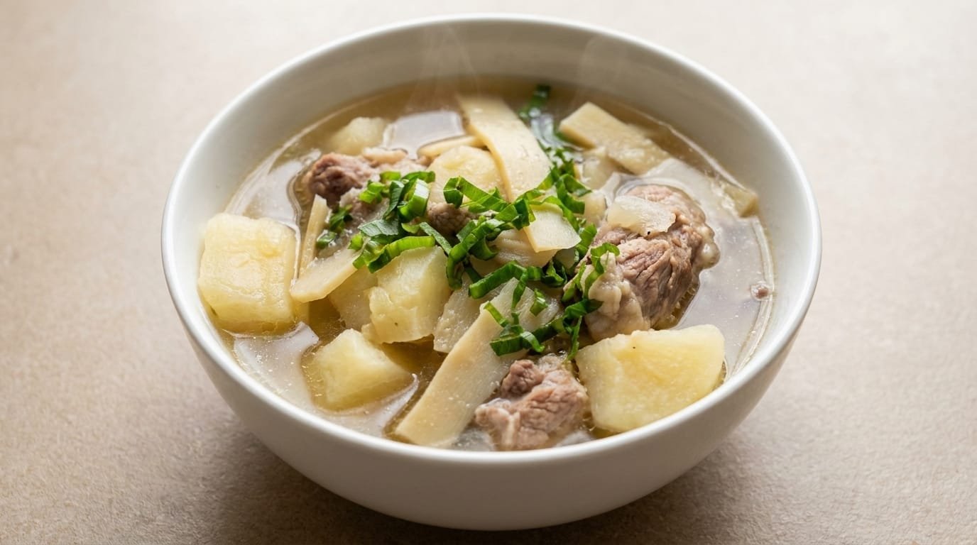 Bamboo Shoots & Yucca Soup