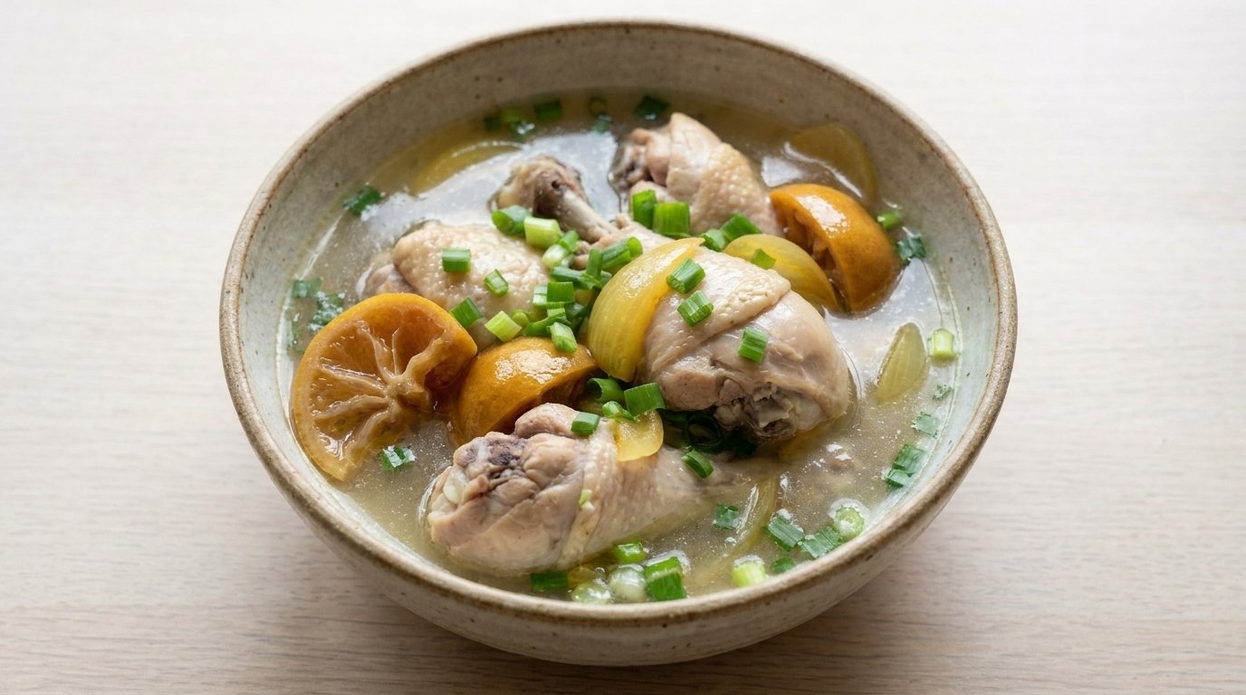 Chicken with Preserved Lemon Soup