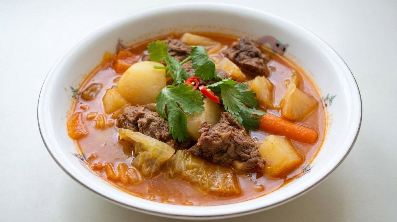 Vegetables Beef Soup