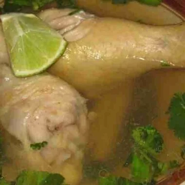 Easy Cambodian Chicken Lemon Soup