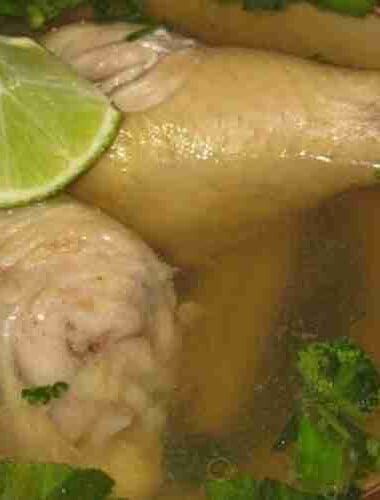 Easy Cambodian Chicken Lemon Soup