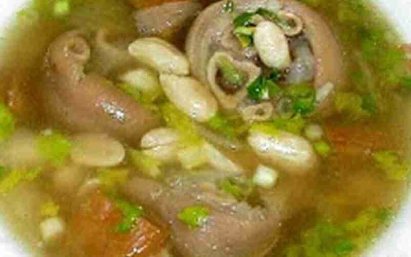 Peanut Soup with Pork Hocks