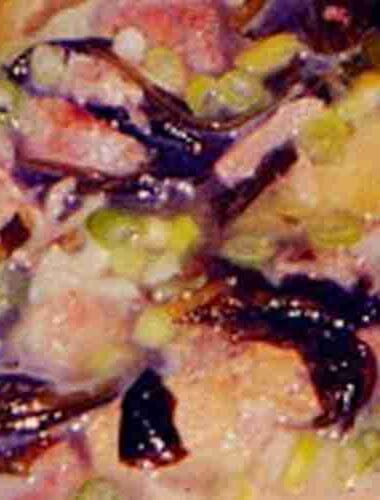 Pork Hock with Pickle Mustard Green Soup
