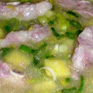 Yellow Yam Soup with Pork Ribs