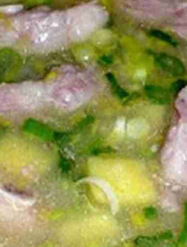 Yellow Yam Soup with Pork Ribs