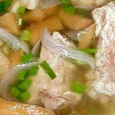 Preserved Turnip with Pork Ribs Soup