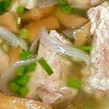 Preserved Turnip with Pork Ribs Soup