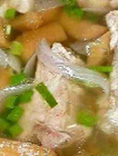 Preserved Turnip with Pork Ribs Soup