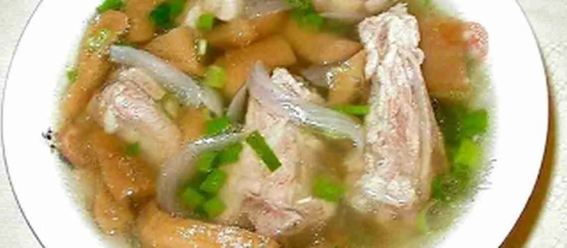 Preserved Turnip with Pork Ribs Soup