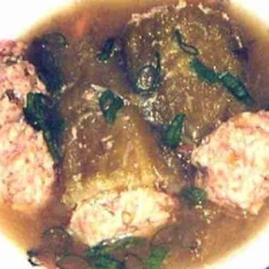 Grounded Pork Stuffed Bitter Melon Soup