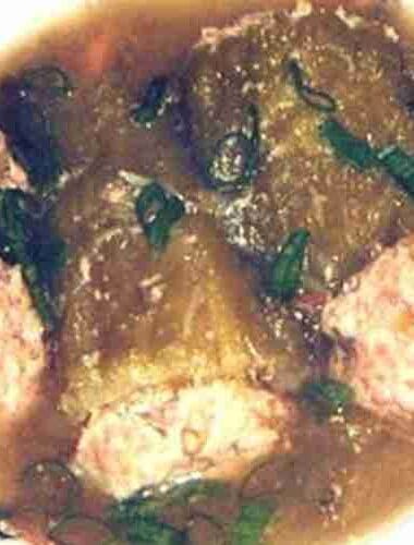 Grounded Pork Stuffed Bitter Melon Soup
