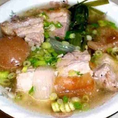 Preserved Lime Soup with Roasted Pork