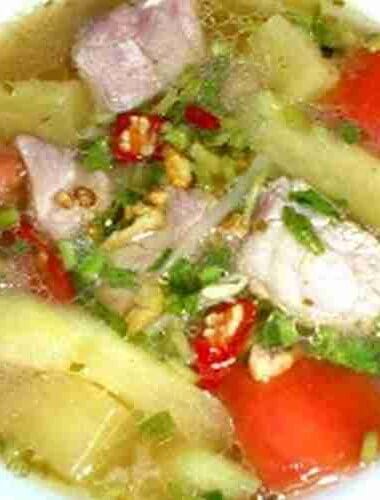Sweet Sour Pineapple Pork Ribs Soup