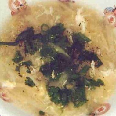 White Asparagus with Crab Meat Soup