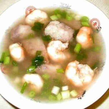 Shrimp and Taro Root Soup