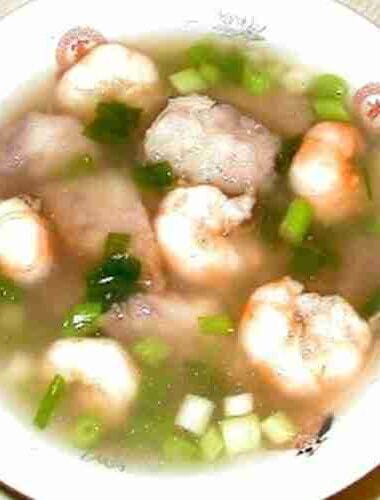 Shrimp and Taro Root Soup