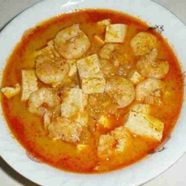 Red Curry Shrimp and Tofu
