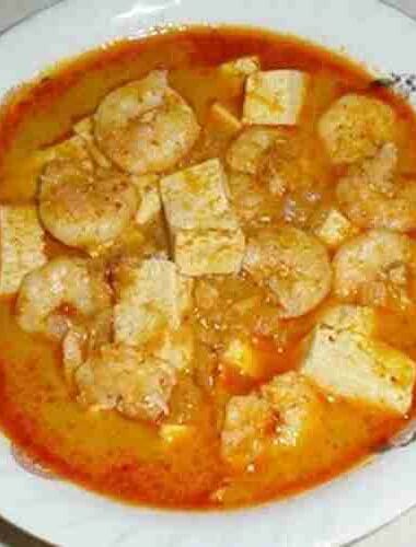Red Curry Shrimp and Tofu