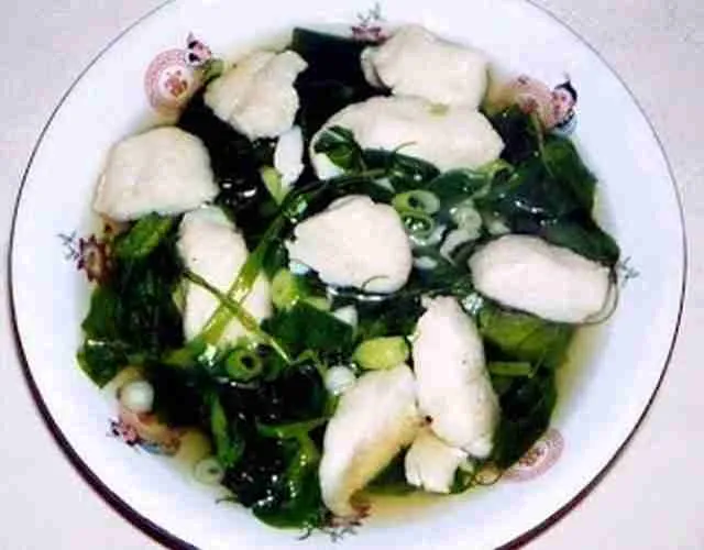 Pea Shoots and Basa Fish Soup