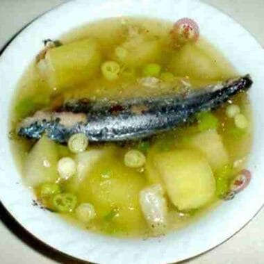 Winter Melon Gourd and Steamed Mackerel Soup