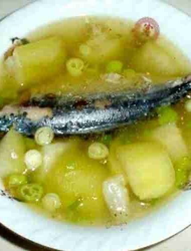 Winter Melon Gourd and Steamed Mackerel Soup