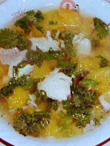 Pumpkin Soup with Fish