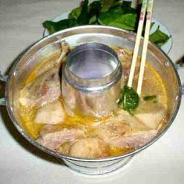 Duck and Preserved Bean Curd Hot Pot