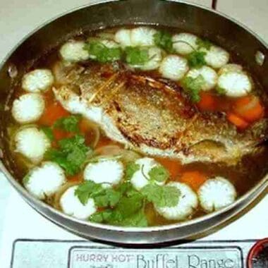 Stuffed Boneless Fish Hot Pot