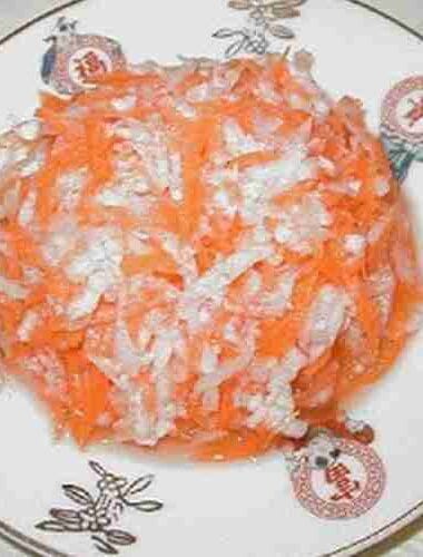 Carrot and Daikon salad