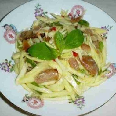 Green Mango Salad with Dried Fish