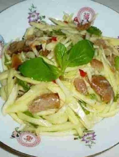 Green Mango Salad with Dried Fish
