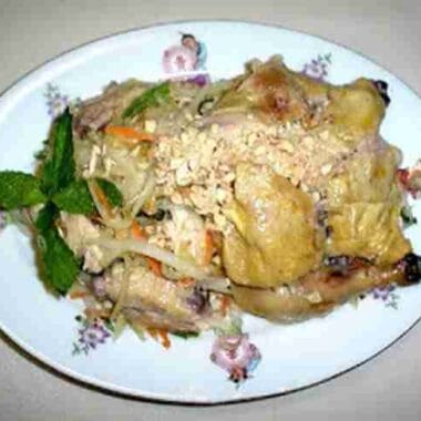 Cornish Hen with Green Papaya Salad