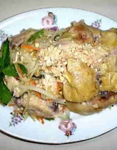 Cornish Hen with Green Papaya Salad