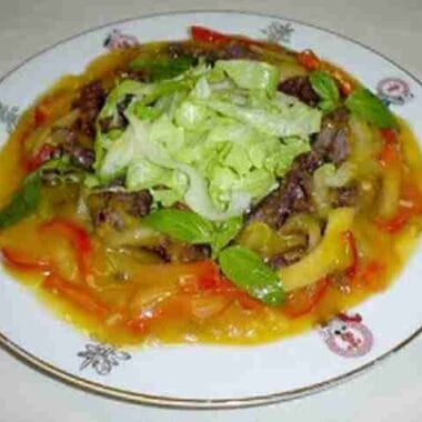 Orange Beef Salad