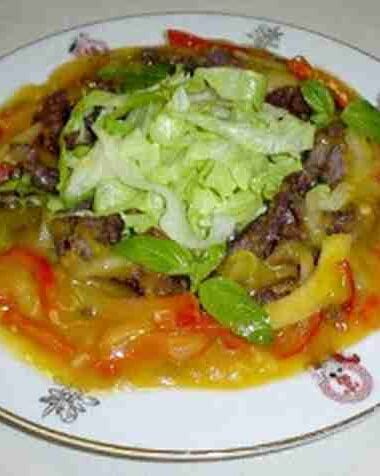 Orange Beef Salad