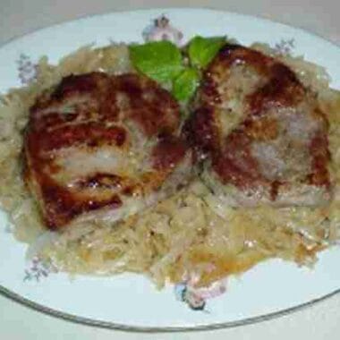 German Pork Chop and Sauerkraut