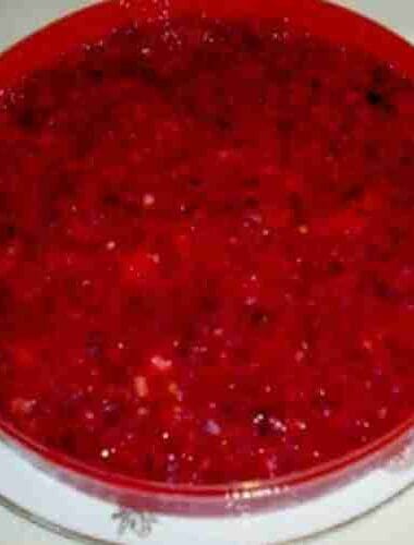 Cranberries Jello Salad