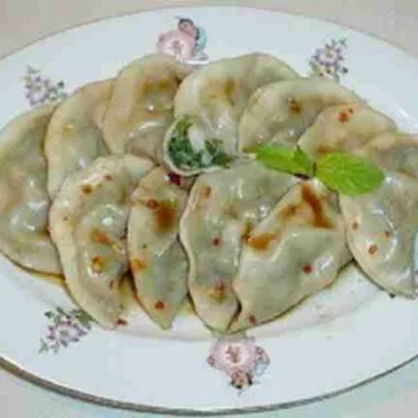 Chive and Shrimp Dumpling